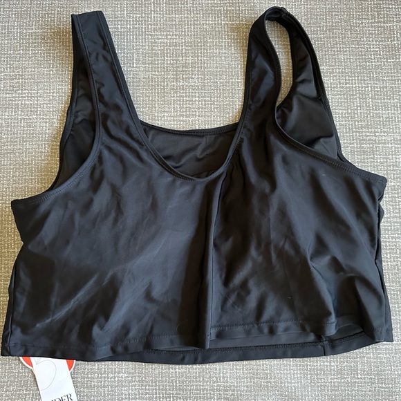 Cider Bikini Swim Top with removable pads Black Size 2XL - Picture 2 of 9